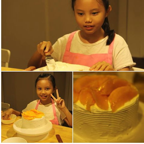 甜心一點DIY烘焙坊「芒果水果蛋糕」