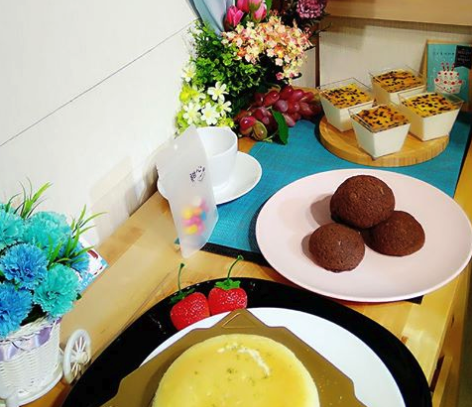 甜心一點DIY烘焙坊「巧克力脆皮泡芙、百香果奶酪、日式日式檸檬乳酪蛋糕」